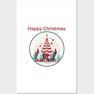 Happy Christmas Posters and Art